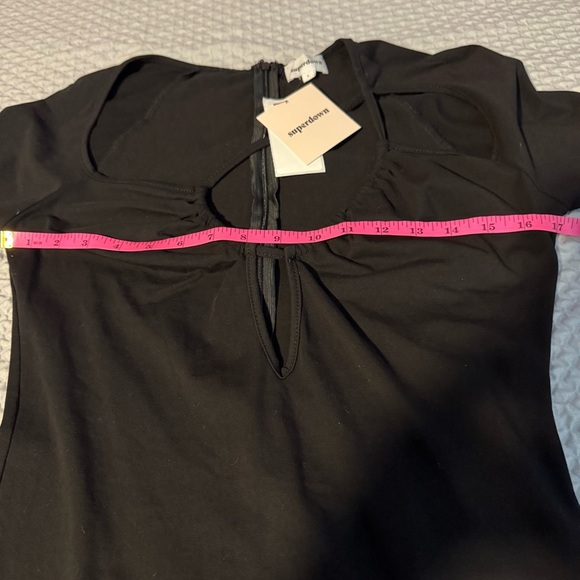 Superdown Aranza Ruched Long Sleeve Mini Dress | New with Tags - Picture 7 of 8